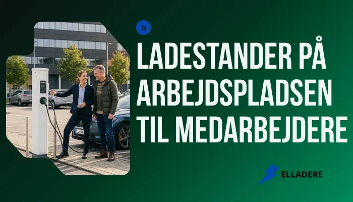 Ladestander på arbejdspladsen til medarbejdere